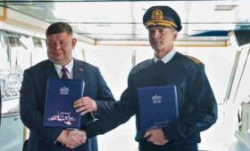 Россия построила свой первый ледокольный газовоз для Арктики