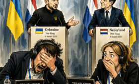 Переводчик нецензурно выругался после пресс-конференции Зеленского