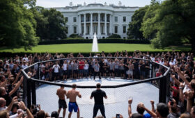 Уайт назвал единственную угрозу для проведения турнира UFC в Белом доме