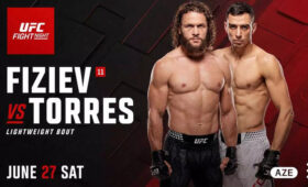 Рафаэль Физиев станет хедлайнером турнира UFC в Баку