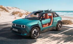 Тепло и ещё теплее: кроссовер Renault 4 превратился в пляжный автомобиль JP4x4