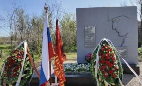 В ЛНР восстановили братскую могилу времен Великой Отечественной войны